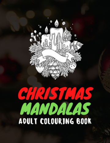 Adult Mandala Christmas Colouring Book For Adults