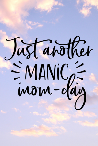 just another manic mom day mom journal