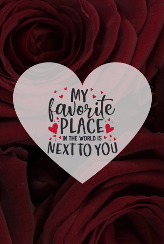 my favorite place 6x9 love journal