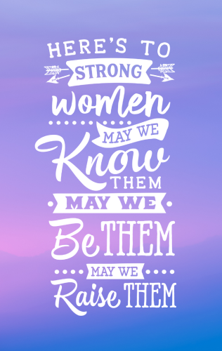 Heres To Strong Women Mom Journal