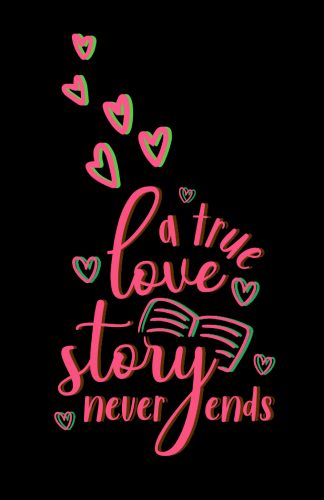 a true love story never ends journal