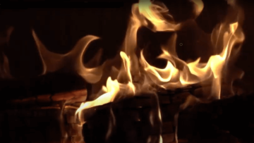 relaxing by the fire crackling sounds
